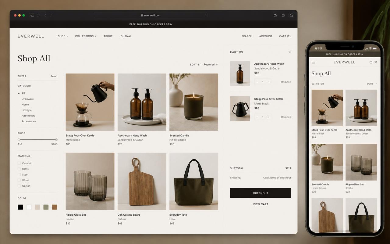 D2C storefront that scaled 8x in 9 months